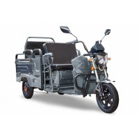 Грузовой электротрицикл Rutrike Вояж-П 1200 Трансформер 60V800W Серый Матовый